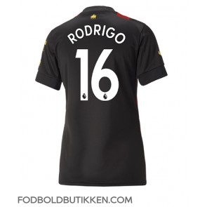 Manchester City Rodri Hernandez #16 Udebanetrøje Dame 2022-23 Kortærmet
